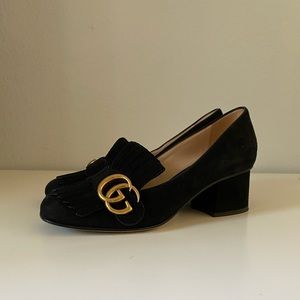 Gucci Mamont midheeled pumps ( 36sizs)